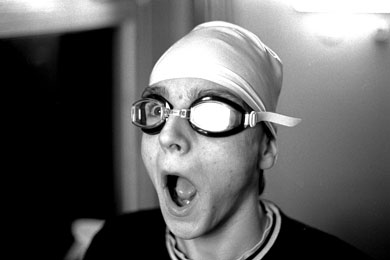 Berlin Studienfahrt 1987 - Der Trockenschwimmer