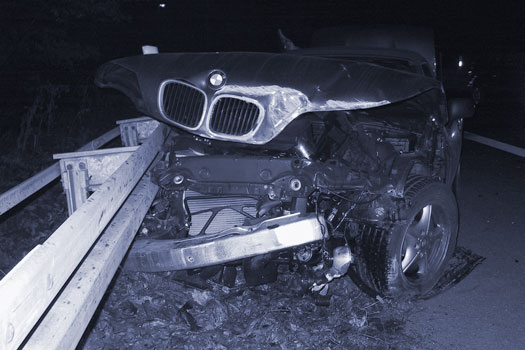 BMW Z3 - Unfall auf Glatteis